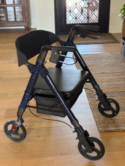 Walker - Lifestyle 4 wheel aluminum regal Rollator