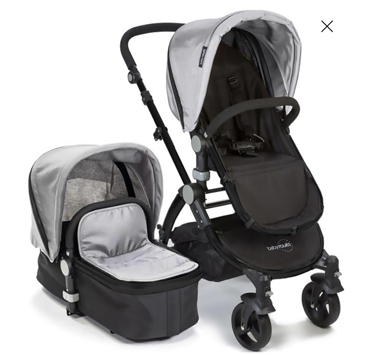 Babyroues Letour II Stroller with Bassinet
