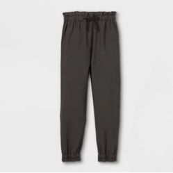 Girls'  Joggers - Art Cass Charcoal Gray