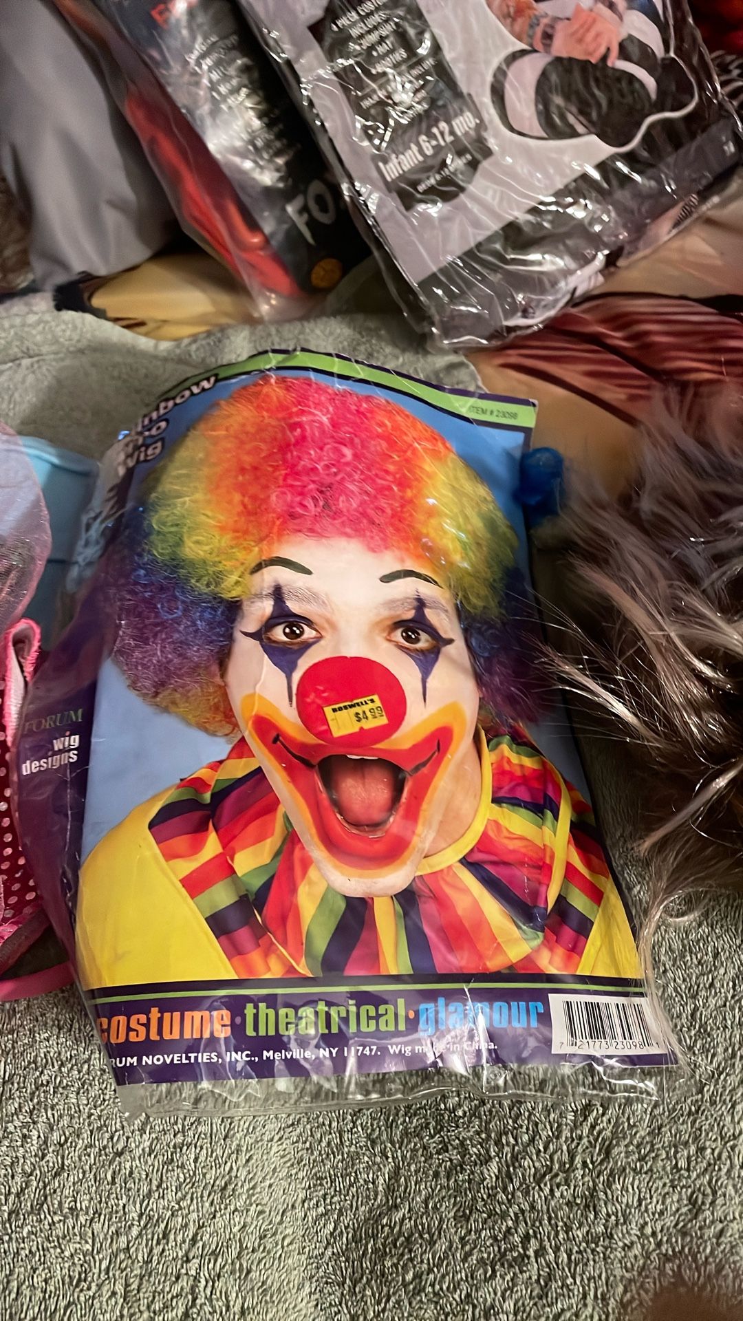 Assorted wigs Halloween