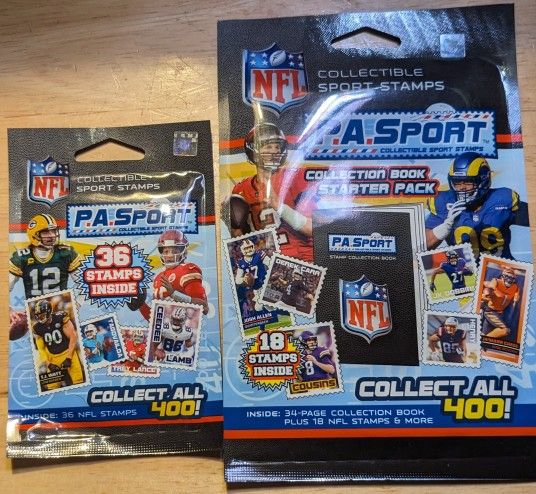 NFL Sticker Set - Starter Book And Booster