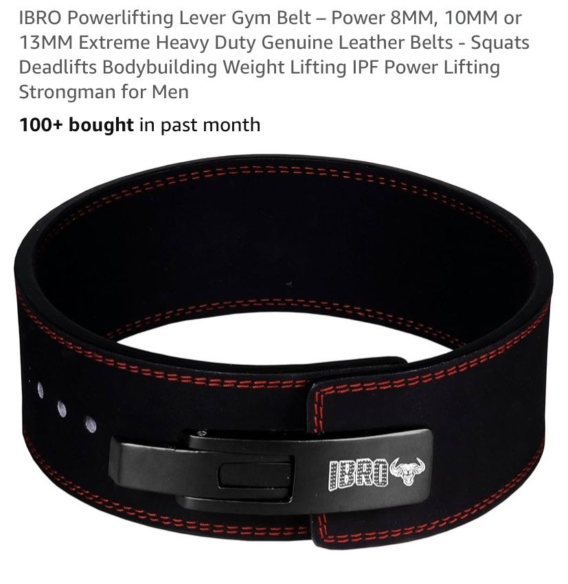Weight lifting belt - Size Medium