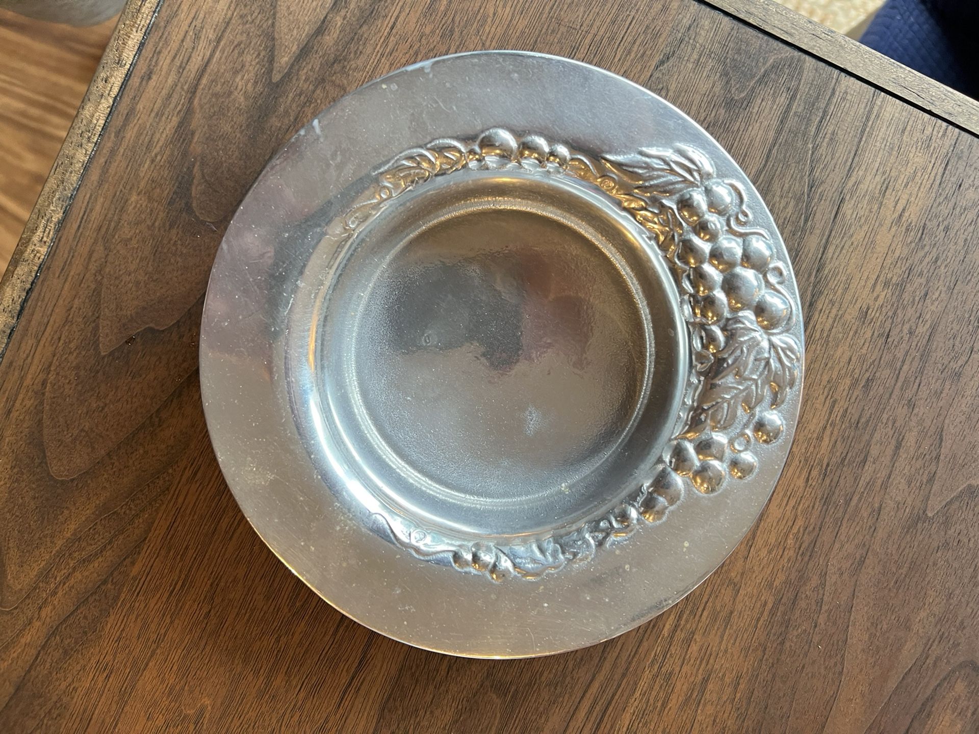 Pewter Wine Bottle Coaster