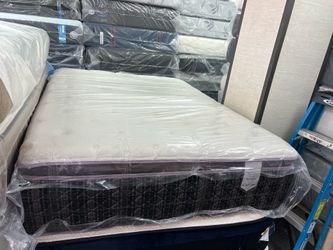 Queen mattress pillowtop sets