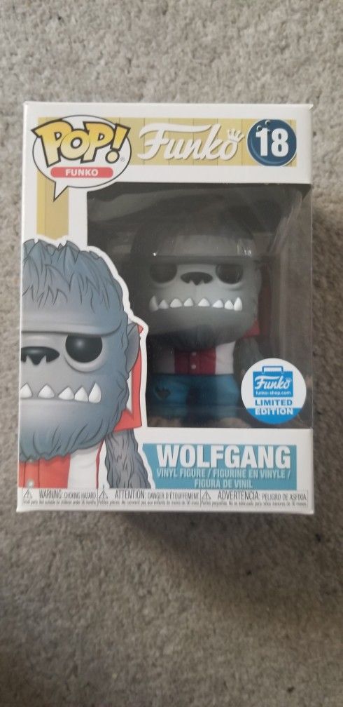 Funko Shop Exclusive Spastic Plastic Wolfgang NEW