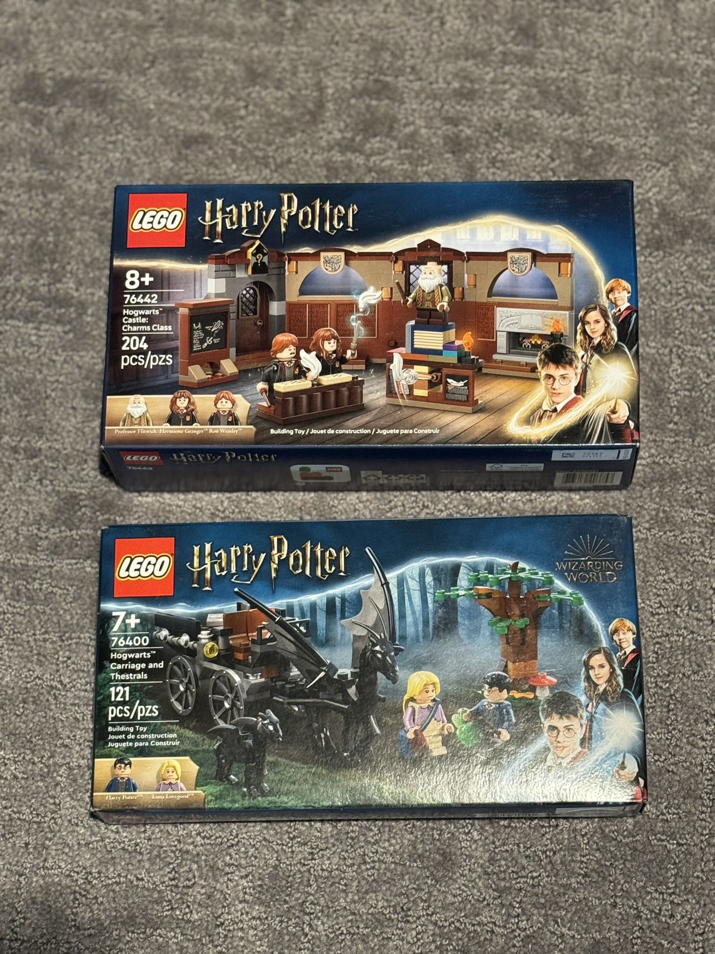 LEGO Harry Potter Lot of 2 Building Sets Hogwarts Castle & Hogwarts Carriage New Sealed