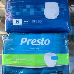 Diaper, Underwear, Pull Up, 20 Medium NEW