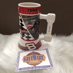 2001 Dale Earnhardt Jr. #8 Porcelain Budweiser Stein with Original Box F/S