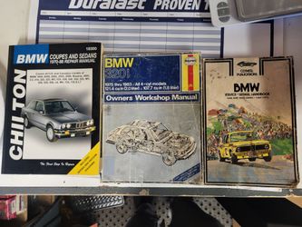 Vintage BMW repair manuals bundle of 3