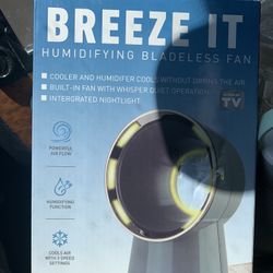 Breeze It Humidifier Bladeless Fan