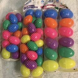 Vintage plastic Easter eggs