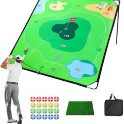 Golf Chipping Game, 70"x70" Play Outdoor Sticky Golf