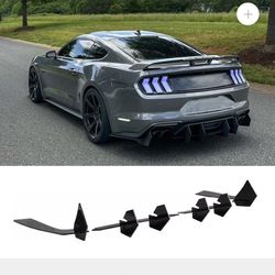 Rear Bumper Diffuser 2018-2023 Mustang Ecoboost 