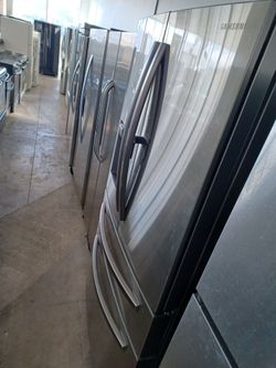 Used refrigerators for sale, Top freezer, Side by side, French door, bottom freezer. 120 Day warranty- Free Delivery