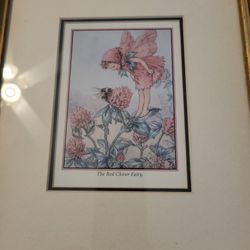 The Red Clover Fairy By Cicely Mary Barker