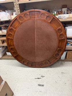 Round Wood Poker Table Top