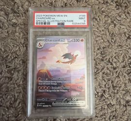 Charizard ex 199/165 Sv: Scarlet & Violet 151  PSA 9