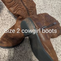 Size 2 Cowgirl Boots 