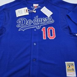 Los Angeles Dodgers Hideo Nomo #10 Mitchell & Ness 2004 Baseball Jersey Sz XXL 