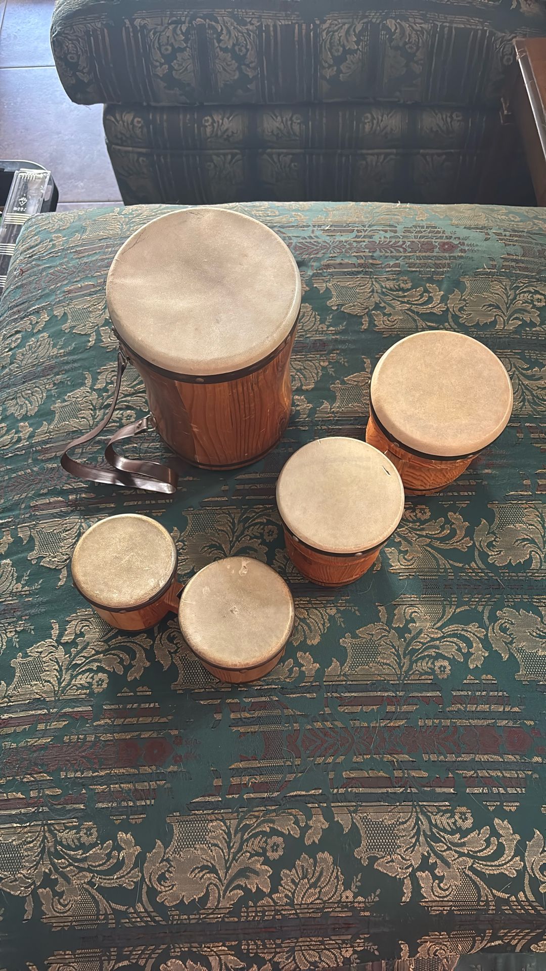 3 Piece Bongo Set (5 Bongos)