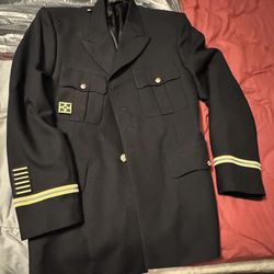 Military Jacket With Pin