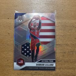 2021 MOSAIC DAMIAN LILLARD USA CARD