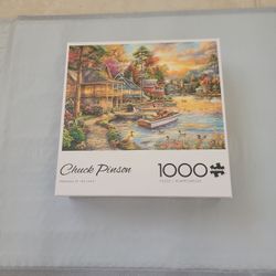 Chuck Person Freedom At The Lake 1000 Piece Puzzle