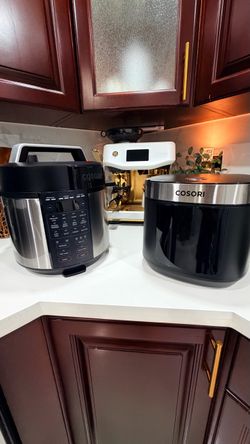 Combo Cosori: Olla de Presión Multiuso + Olla Arrocera Digital