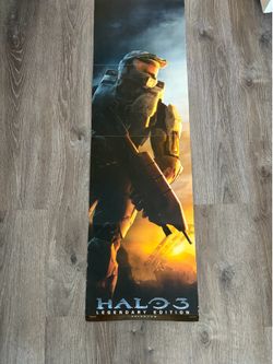 Halo 3 Legendary Edition Box Cover/Poster 13x46