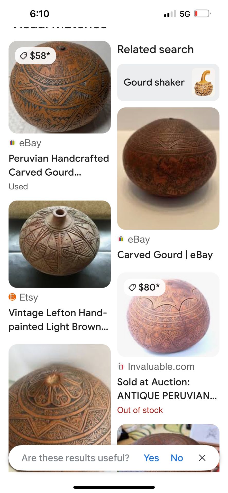 Carved Gourd Old