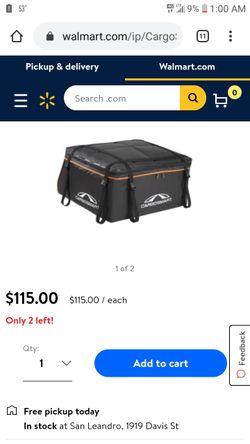 Cargosmart storm proof discount rooftop cargo bag