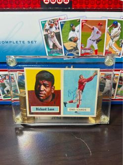 Richard Lane 1957 Topps #85 Rookie Card (Signed)