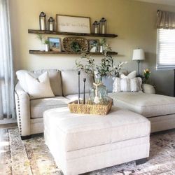 Dellara Chalk Sofa Chaise /couch /Living room set