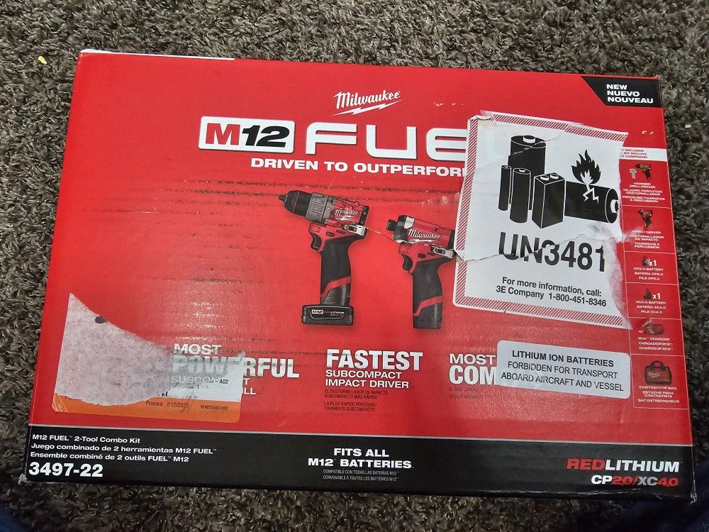 M12 FUEL Impact/Hammer Drill Combo