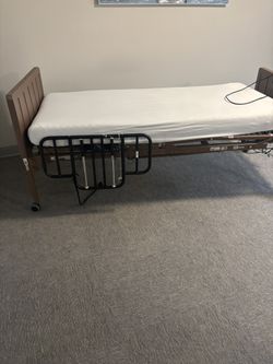Hospital Bed Power With Side Rails