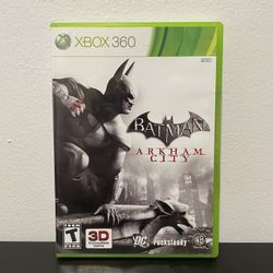 Batman Arkham City Xbox 360 Video Game DC Comics 3D Compatible Microsoft 2011