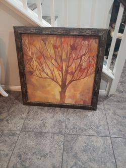 Tree Picture With Frame