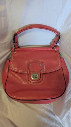 Coach 19132 Willis 70th Anniversary Limited Ed. Vermilion Leather Crossbody Bag