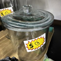 Glass Storage Jars with Lids