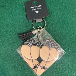 Spiderweb Keychain