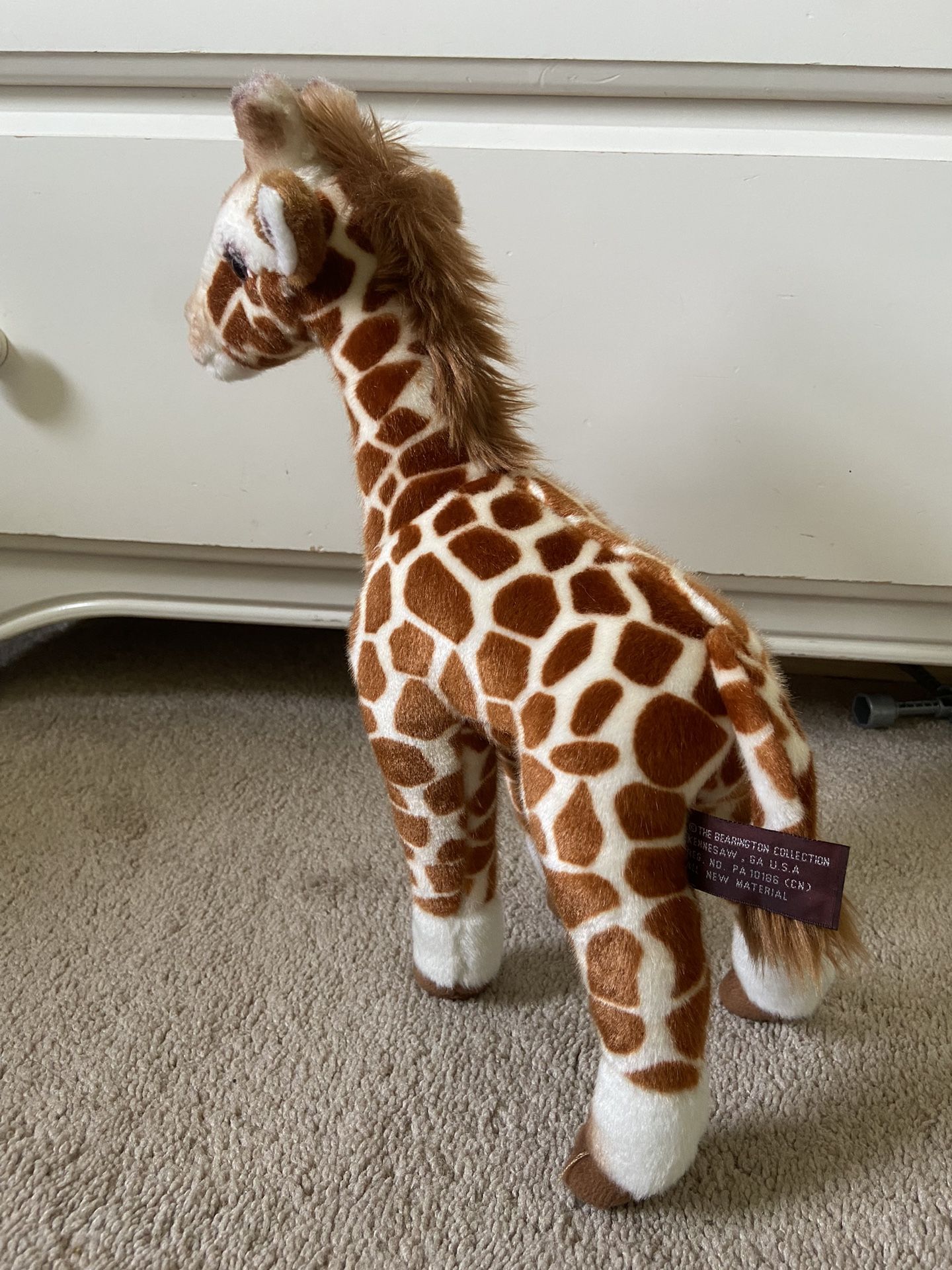 Realistic, giraffe, stuffy