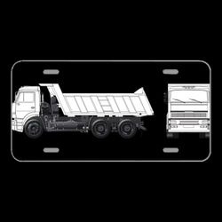 License Plate Novelty Car Front Truck Kamaz Russian Truck Load