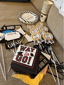 Leftover grad decorations
