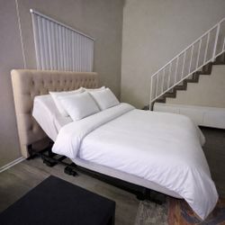 King Size Headboard with Adjustable Bed Base