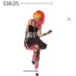 80s Diva Adult Party Girl Costume  $15