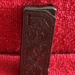 Vintage Colibrí Scrollwork Floral Deco Lighter