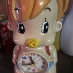  vintage Rhythm Citizen Japanese talking alarm clock