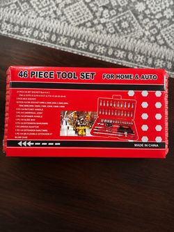 46 Piece tool kit for home & auto