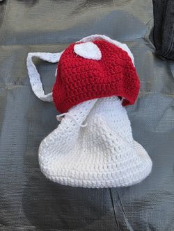 Mushroom Crochet Purse