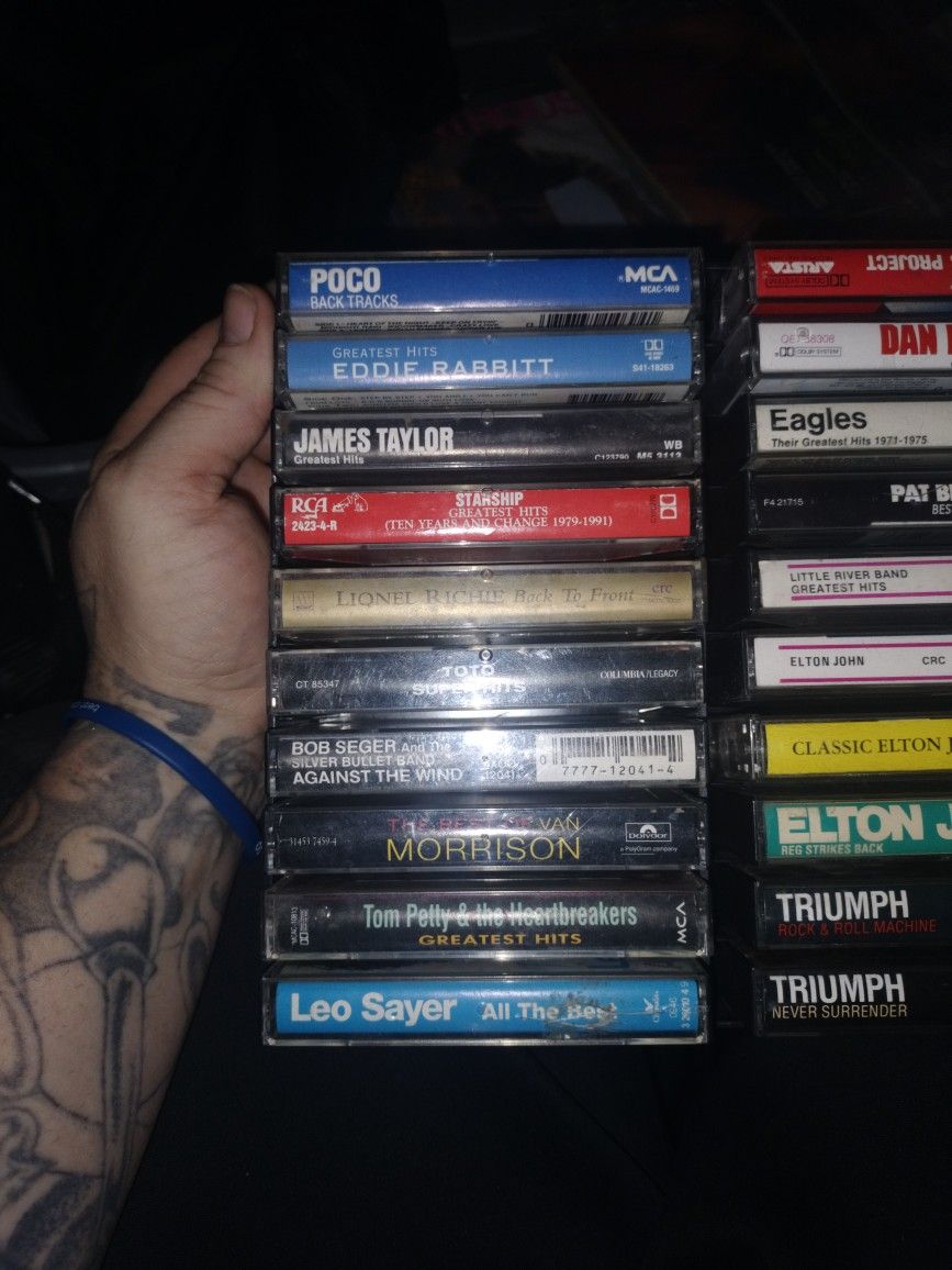 Vintage Cassette Tapes Old-school Rock
